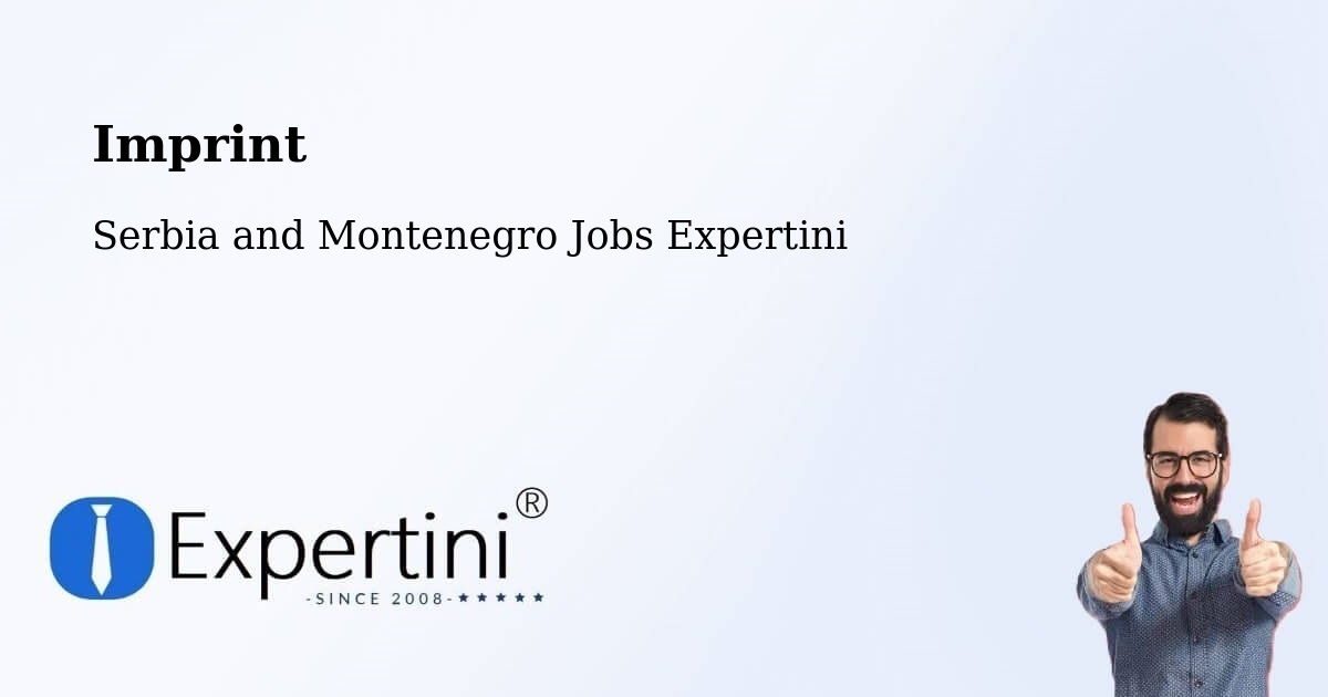 Imprint – Lac Mégantic - Serbia and Montenegro Jobs Expertini